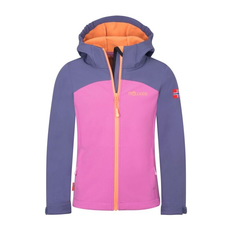 Trollkids Kristiansand Jacket XT - Kurtka softshell dziecięca | Hardloop
