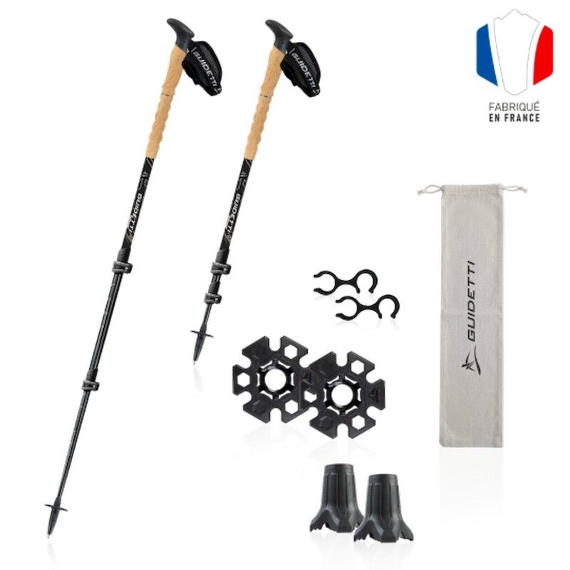 Guidetti X-Pro Carbone - Alu - Wandelstokken | Hardloop