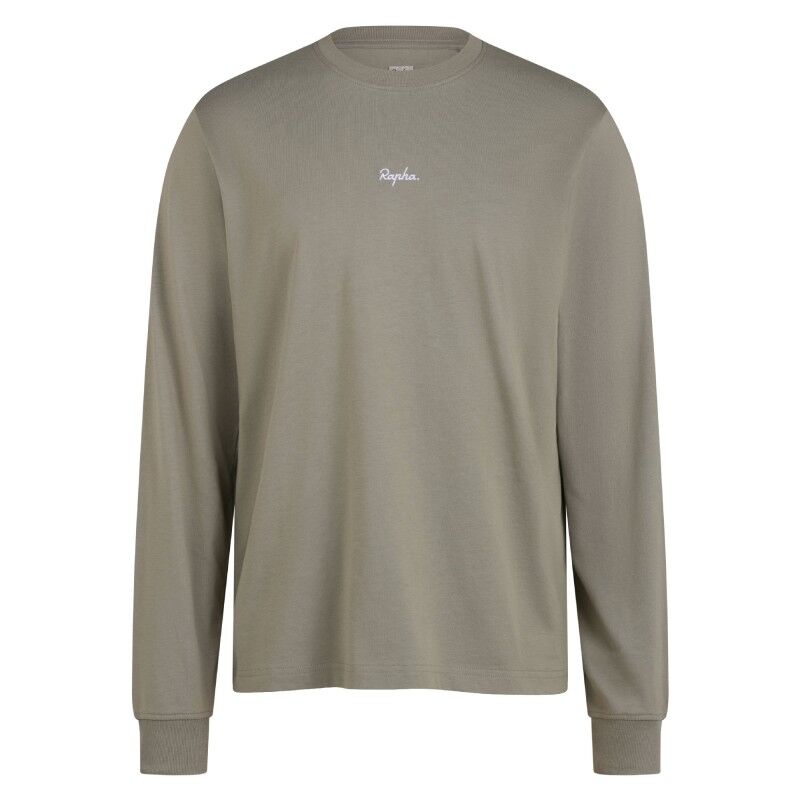 Men's Long Sleeve Cotton T-Shirt - T-shirt - Heren