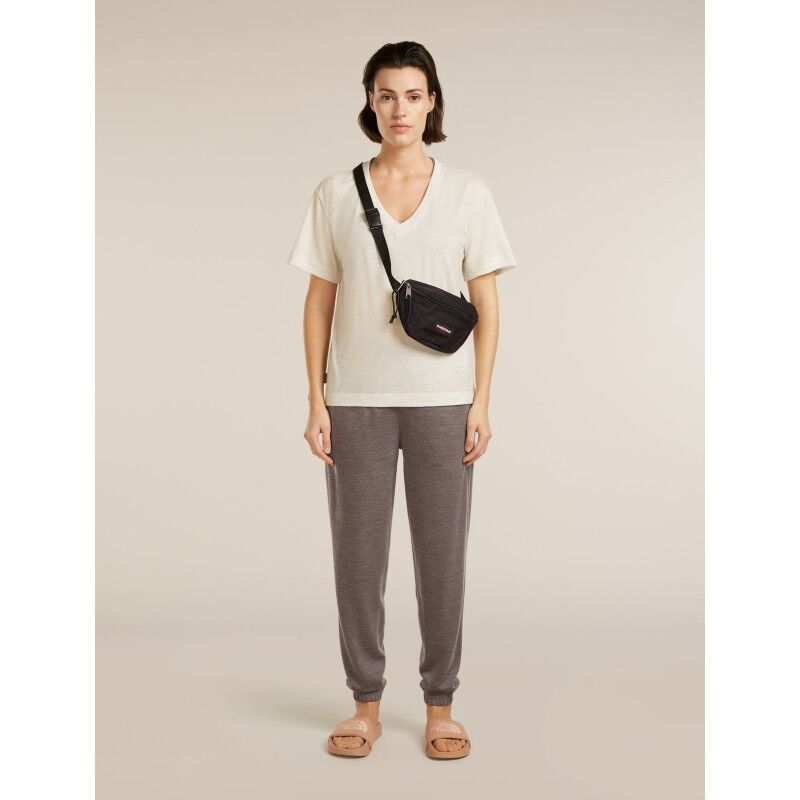 icebreaker Merinos 150 Tech Lite SS Relax V Neck Tee - Merino-t-paidat - Naiset | Hardloop