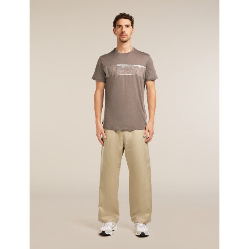 icebreaker Merinos 150 Tech Lite SS Tee Elev Line - Merinoshirt - Herren | Hardloop