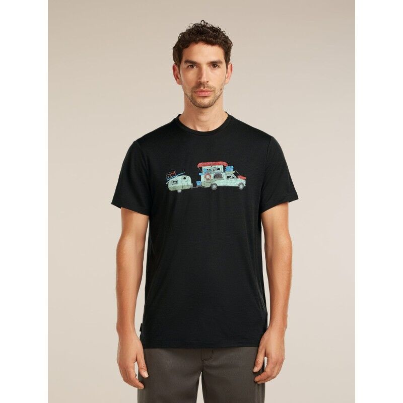 Merinos 150 Tech Lite SS Tee Transportage - Merino-shirt - Herrer