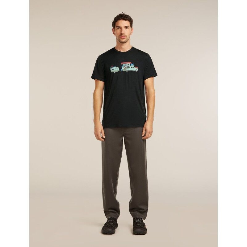 icebreaker Merinos 150 Tech Lite SS Tee Transportage - T-shirt en laine mérinos homme | Hardloop