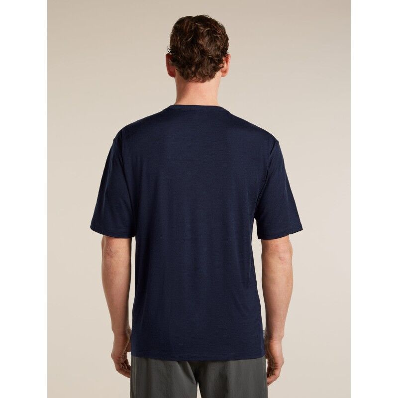 icebreaker Merinos 150 Tech Lite SS Relax Tee Mtn Shi - Merinoshirt - Herren | Hardloop