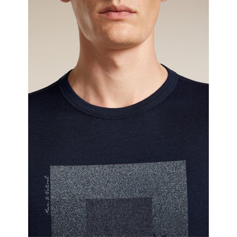 icebreaker Merinos 150 Tech Lite SS Relax Tee Mtn Shi - Merino-shirt - Herrer | Hardloop