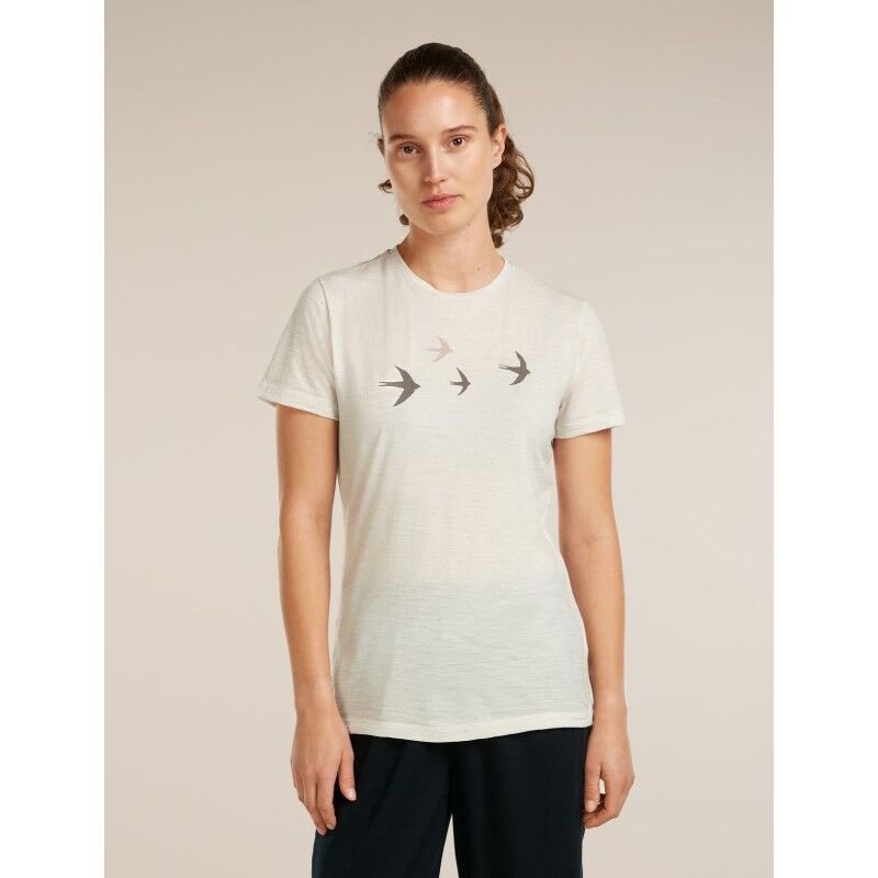 Merinos 150 Tech Lite SS Tee Bird Transit - Camiseta de lã merino mulher