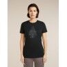 icebreaker Merinos 150 Tech Lite III SS Tee Hike Path - Merino-t-paidat - Naiset | Hardloop