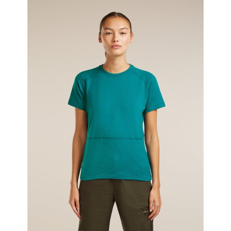 icebreaker Merinos 200 Waffle Elevation SS Tee - Merinoshirt - Damen | Hardloop