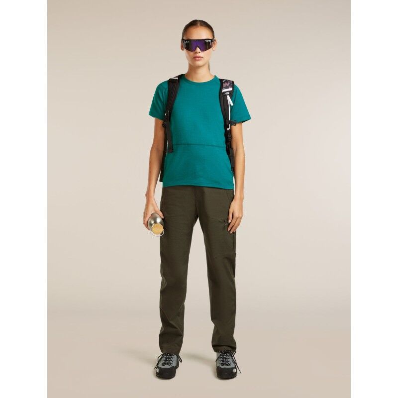 icebreaker Merinos 200 Waffle Elevation SS Tee - Camiseta de merino - Mujer | Hardloop