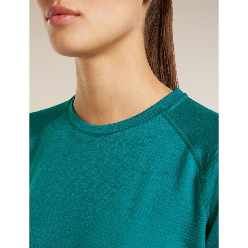 icebreaker Merinos 200 Waffle Elevation SS Tee - Merinotröja - Dam | Hardloop