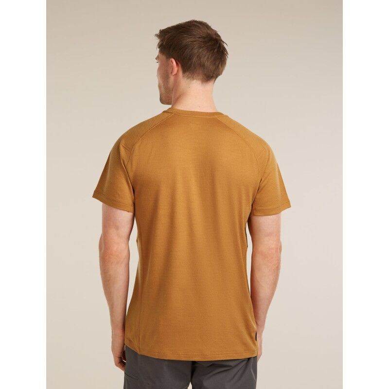icebreaker Merinos 200 Waffle Elevation SS Tee - Merinoshirt - Heren | Hardloop