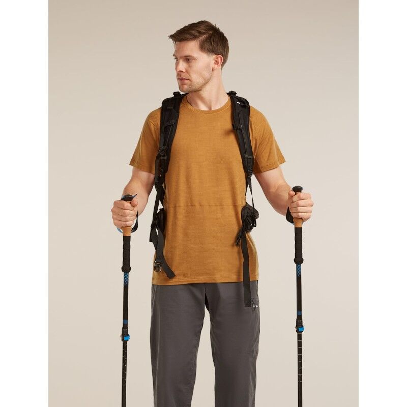 icebreaker Merinos 200 Waffle Elevation SS Tee - T-shirt en laine mérinos homme | Hardloop