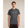 icebreaker Merinos 150 Tech Lite SS Tee Range Stripes - Camiseta de merino - Hombre | Hardloop