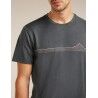 icebreaker Merinos 150 Tech Lite SS Tee Range Stripes - Merino shirt - Men's | Hardloop
