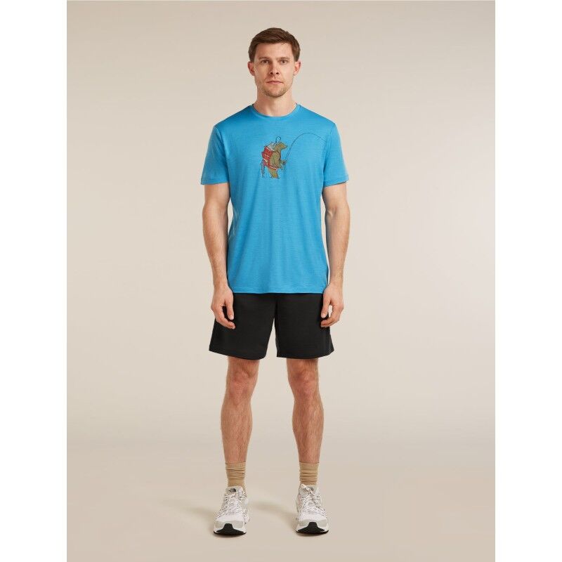 icebreaker Merinos 150 Tech Lite SS Tee Bear Catch - Merino shirt - Men's | Hardloop