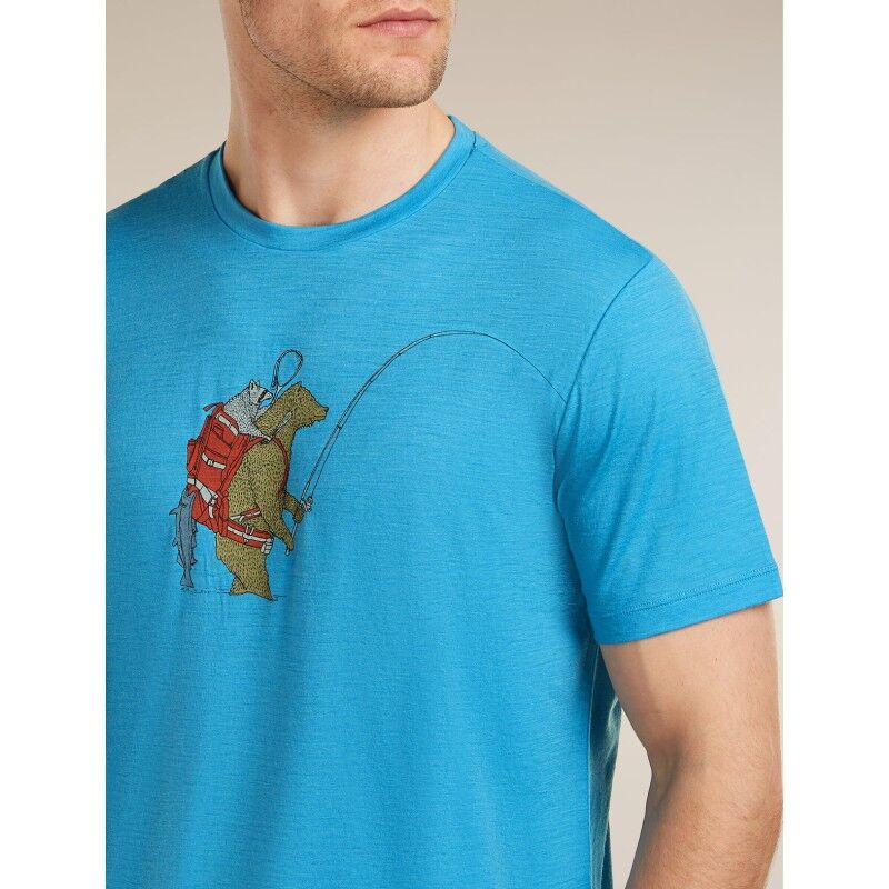 icebreaker Merinos 150 Tech Lite SS Tee Bear Catch - Merino shirt - Men's | Hardloop