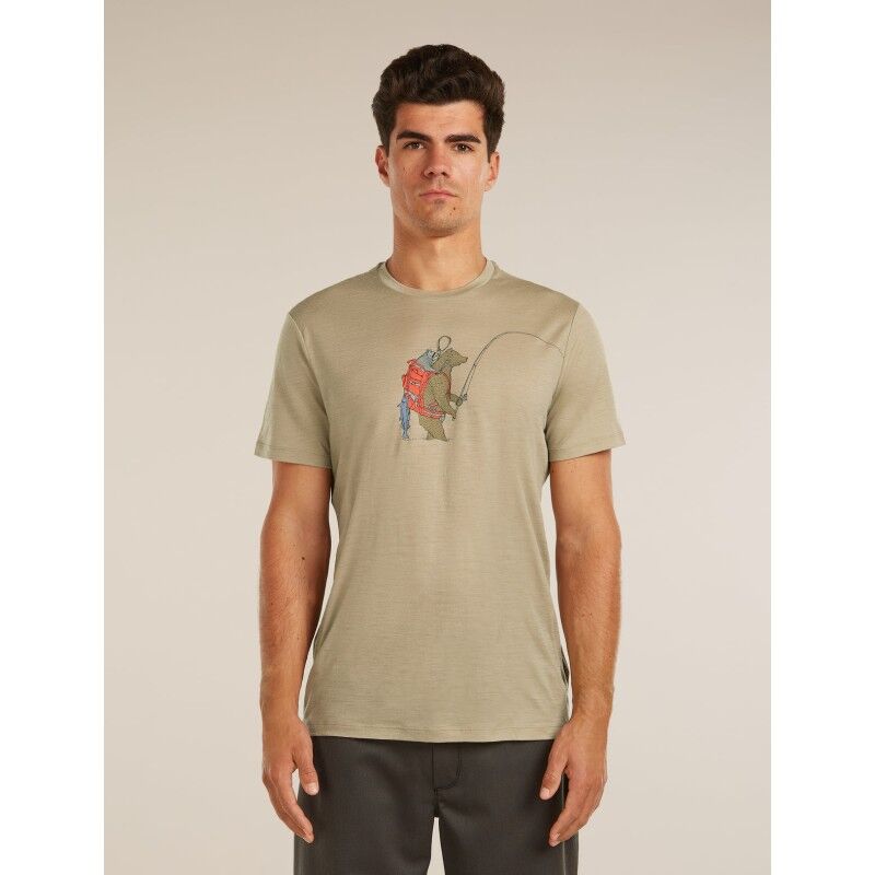 Merinos 150 Tech Lite SS Tee Bear Catch - Merino-shirt - Herrer
