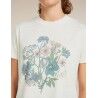 icebreaker Merinos 150 Tech Lite SS Crop Tee NZ Flora - Merino-t-paidat - Naiset | Hardloop
