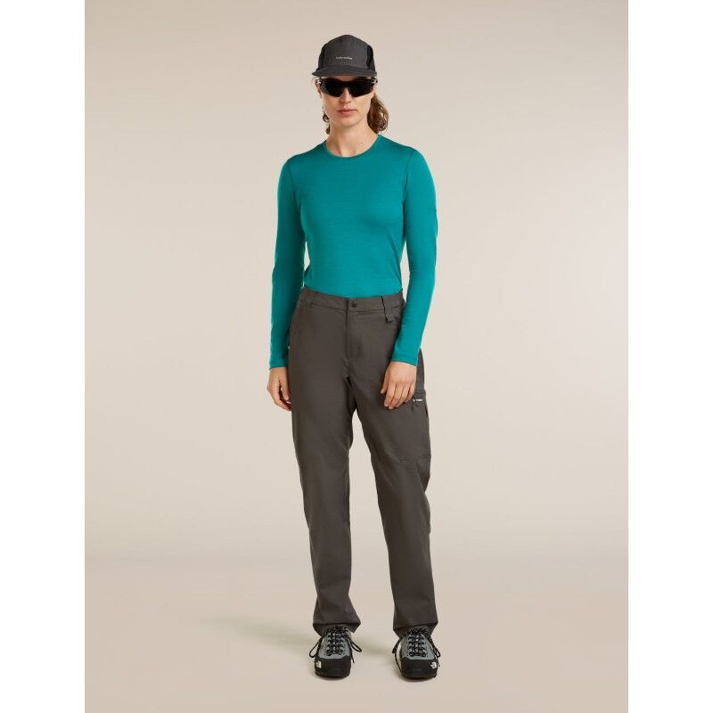 icebreaker 200 Oasis LS Crewe - Merinoulltröja - Dam | Hardloop
