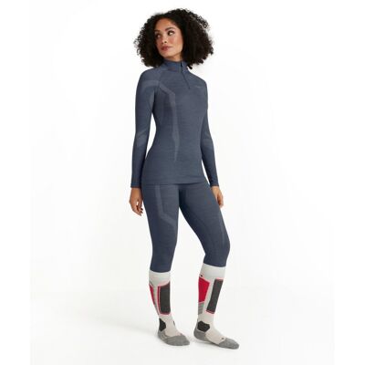 Wool-Tech Long Sleeve Zip - Alusvaatteet - Naiset
