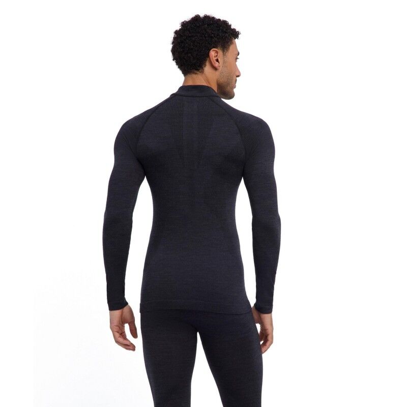 Falke Wool-Tech Long Sleeve Zip - Ropa interior - Hombre | Hardloop