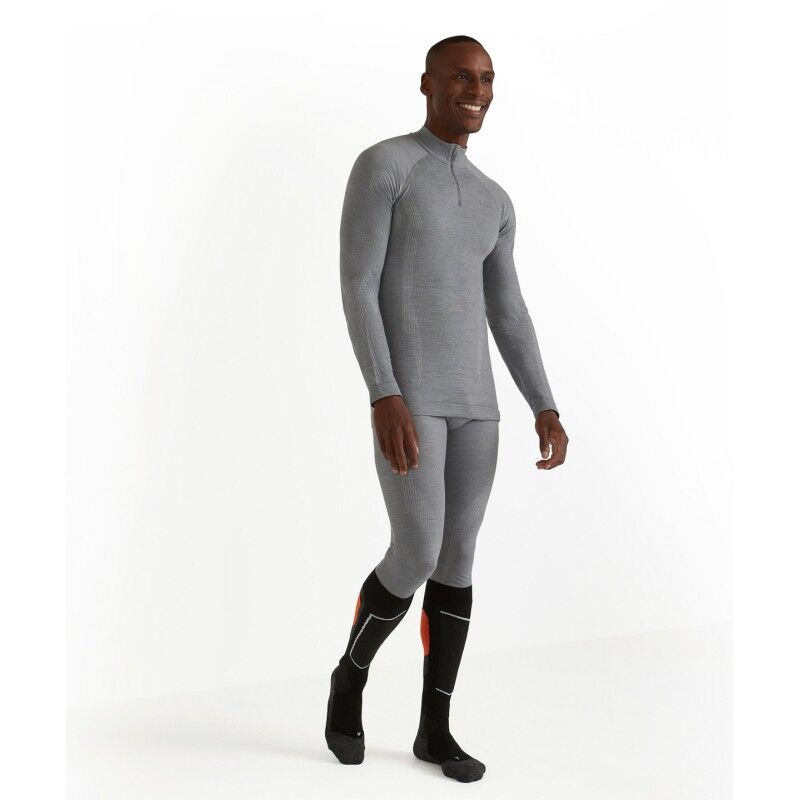 Wool-Tech Long Sleeve Zip - Ondergoed - Heren