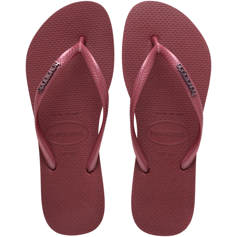 Slim Logo Metallic - Infradito - Donna