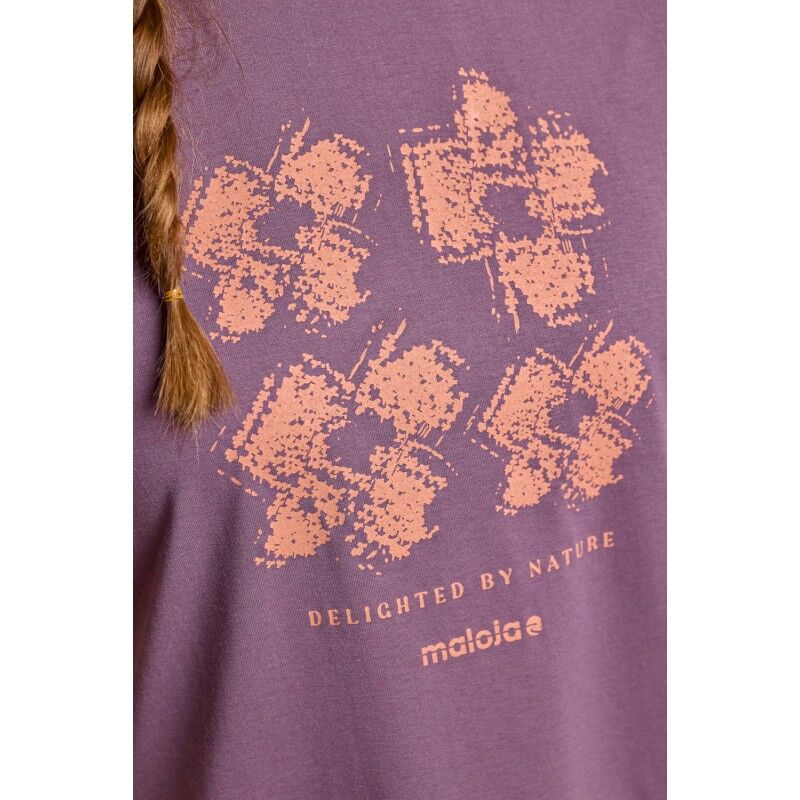 Maloja WhitneyM.Front print - T-shirt - Dam | Hardloop