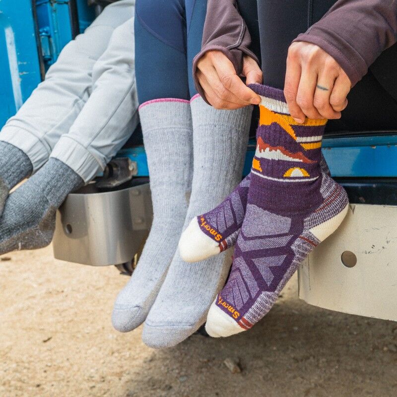 Smartwool Hike Light Cushion Mountain Moon Crew - Trekkingsocken - Damen | Hardloop