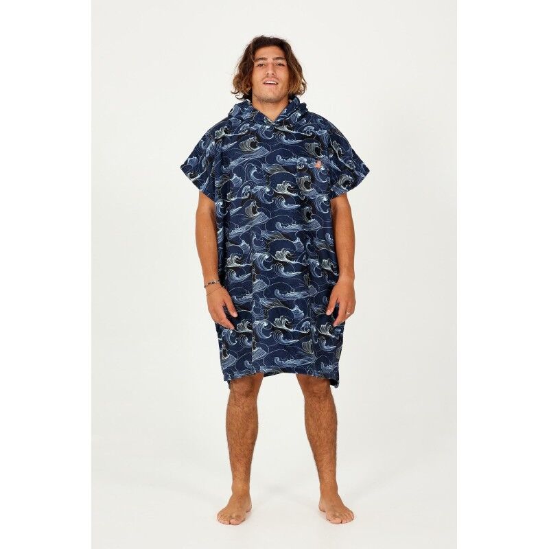 After Essentials Poncho Japan Waves - Poncho | Hardloop