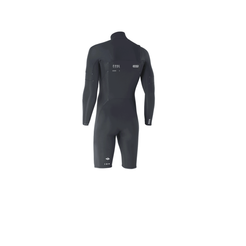 ION Seek Core 3/2 Shorty LS Front Zip - Våtdräkt för surfing - Herr | Hardloop