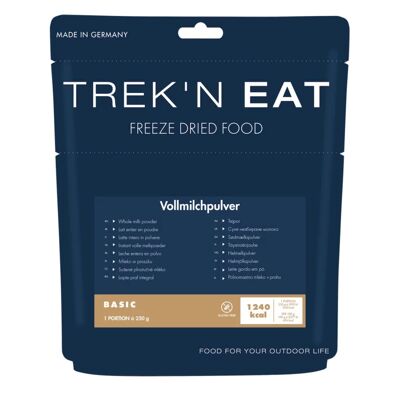 Lait entier en poudre - Repas lyophilisé