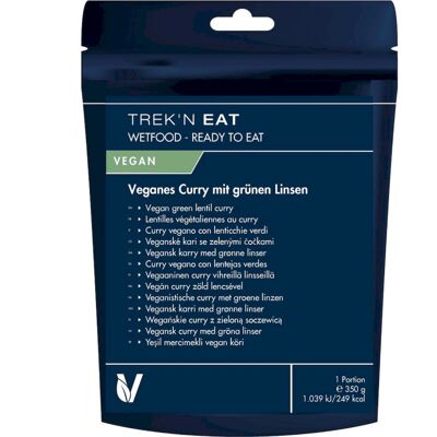 Curry Vegan de lentilles vertes - Frysetørret mad