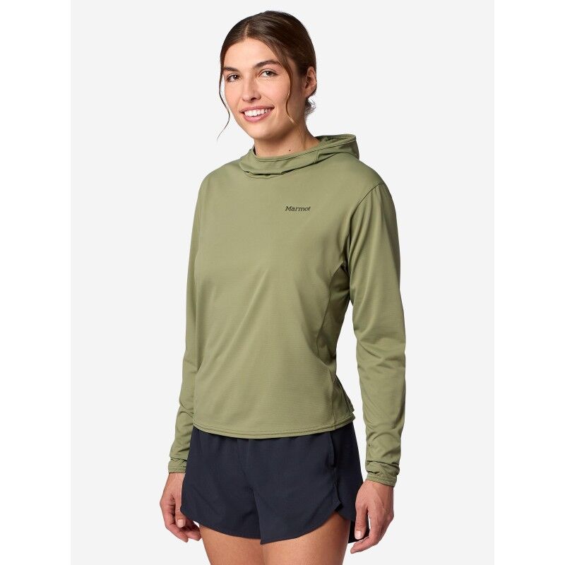 AirExchange UPF 50 Hoody - Polar mulher