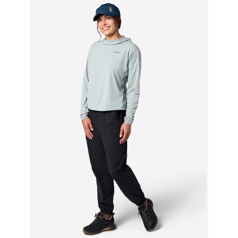 Marmot AirExchange UPF 50 Hoody - Fleecevest - Dames | Hardloop