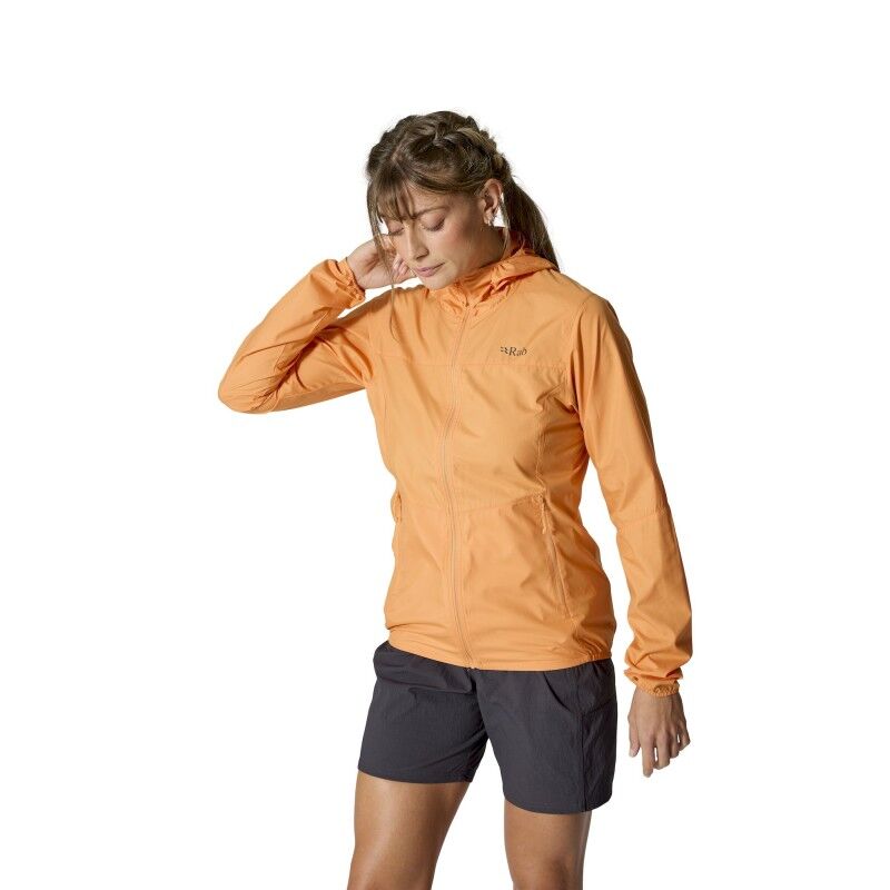 Rab Windgather Hoody - Dámská běžecké vesta | Hardloop