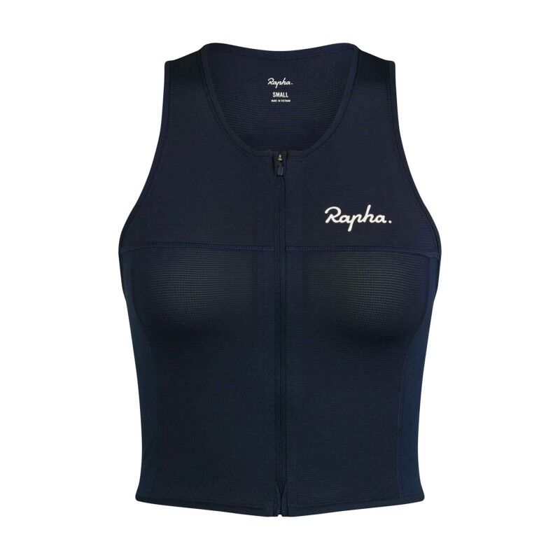 Women's Cropped Zip Tank - Tank Top - Damen