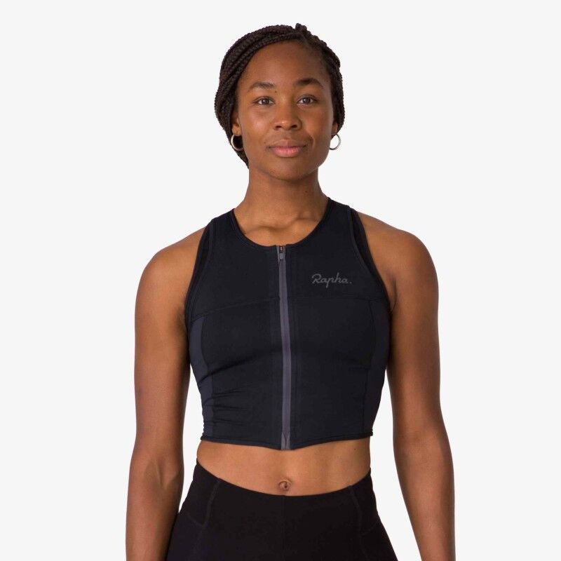 Rapha Women's Cropped Zip Tank - Tank top - Women's | Hardloop