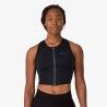 Rapha Women's Cropped Zip Tank - Débardeur femme | Hardloop