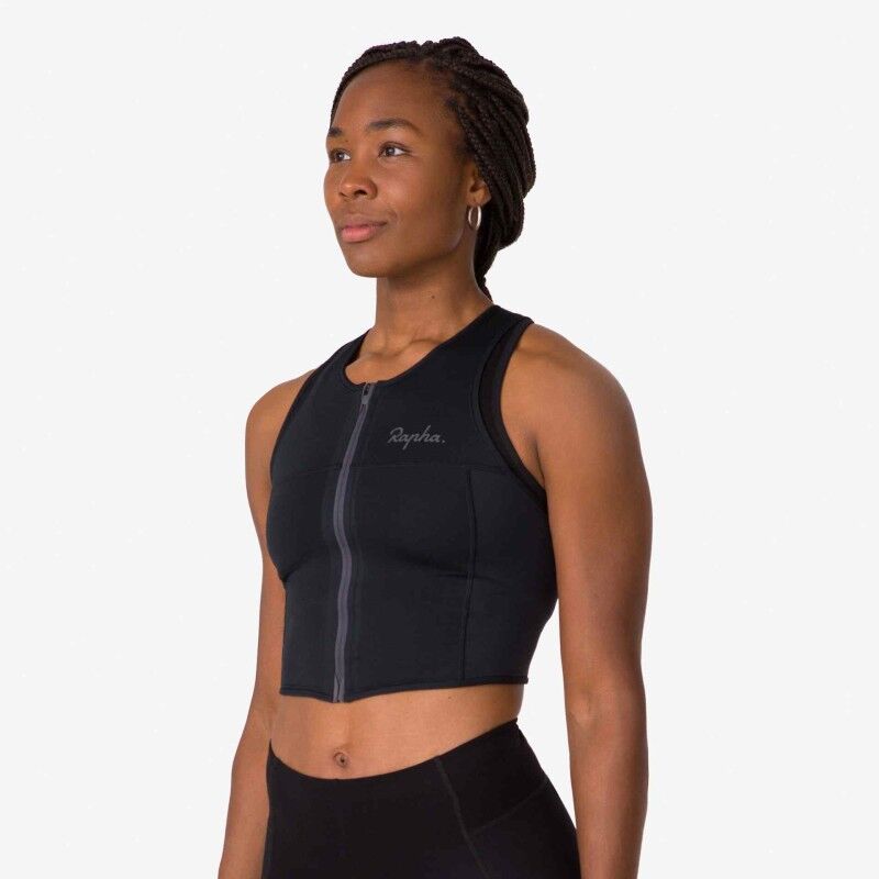 Rapha Women's Cropped Zip Tank - Tank top - Women's | Hardloop