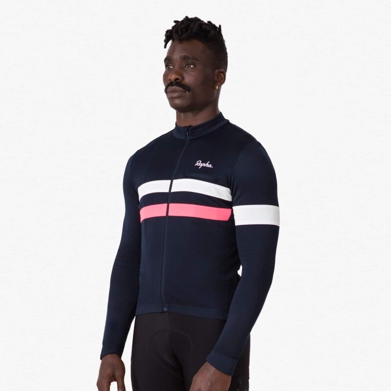 Rapha Men's Brevet Long Sleeve Jersey - Radtrikot - Herren | Hardloop