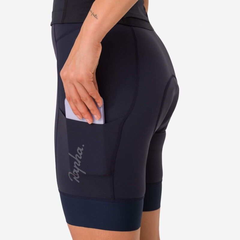 Rapha Women's Regular Cargo Shorts - Spodenki kolarskie z szelkami rowerowe damskie | Hardloop