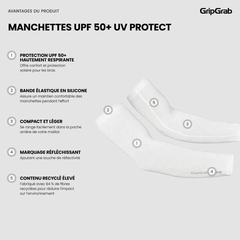 GripGrab UPF 50+ UV Protect Arm Sleeves - Armlinge | Hardloop
