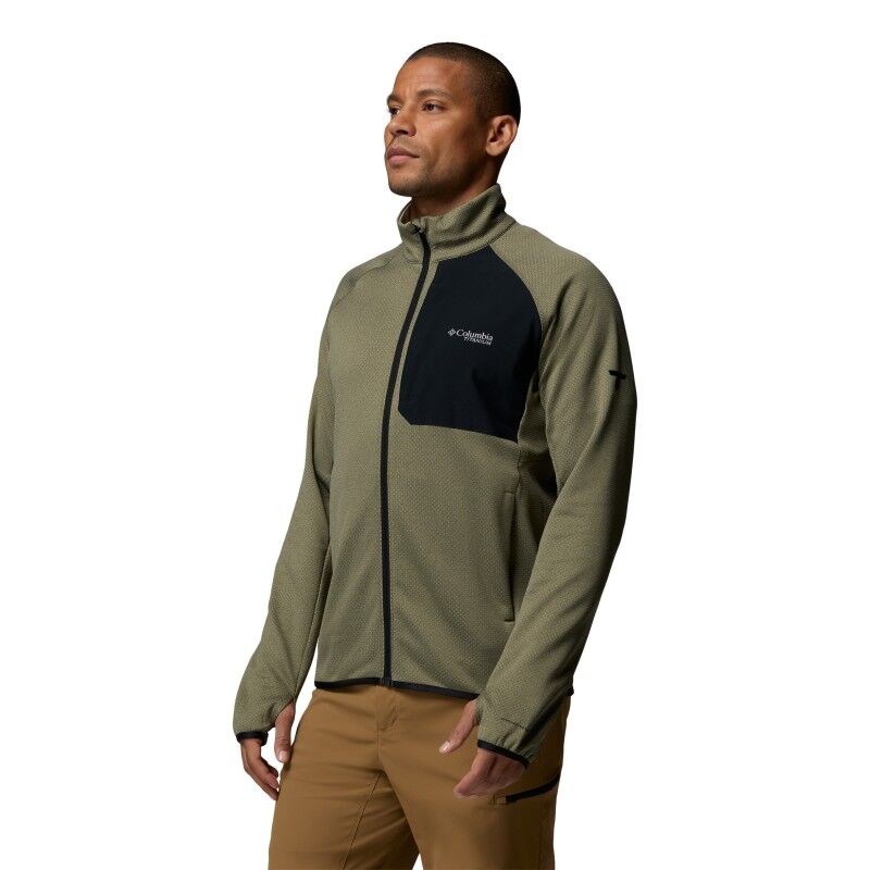 Columbia Triple Canyon™ Grid Fleece Full Zip II - Bluza polarowa meska | Hardloop