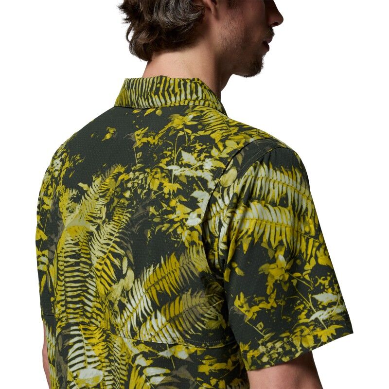 Columbia Tech Trail Utility Printed Woven SS Tee - Camisa homem | Hardloop