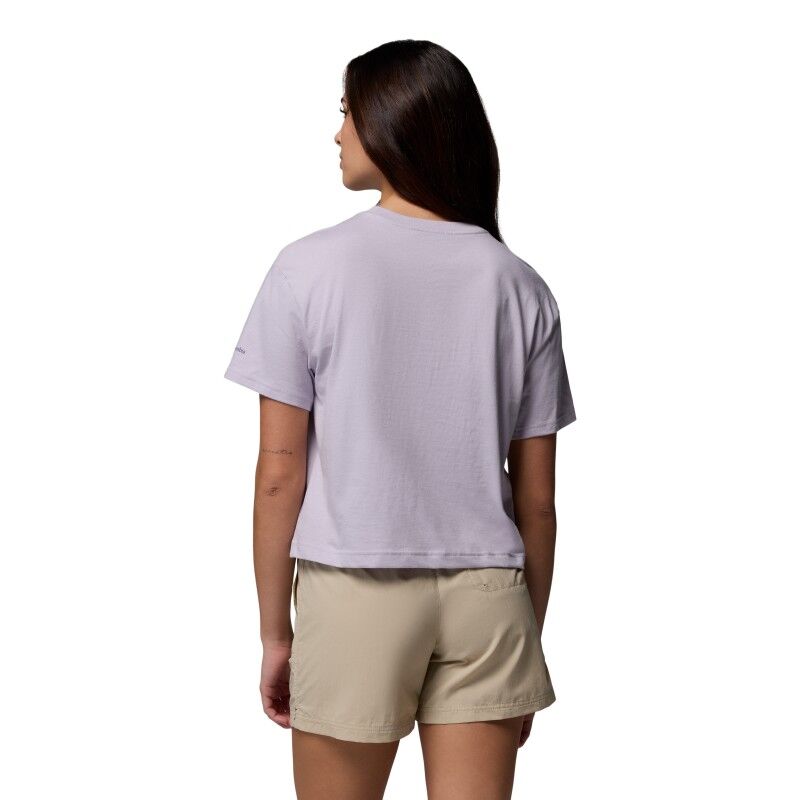 Columbia Rolling Bend Graphic Relaxed Crop SS Tee - T-shirt femme | Hardloop