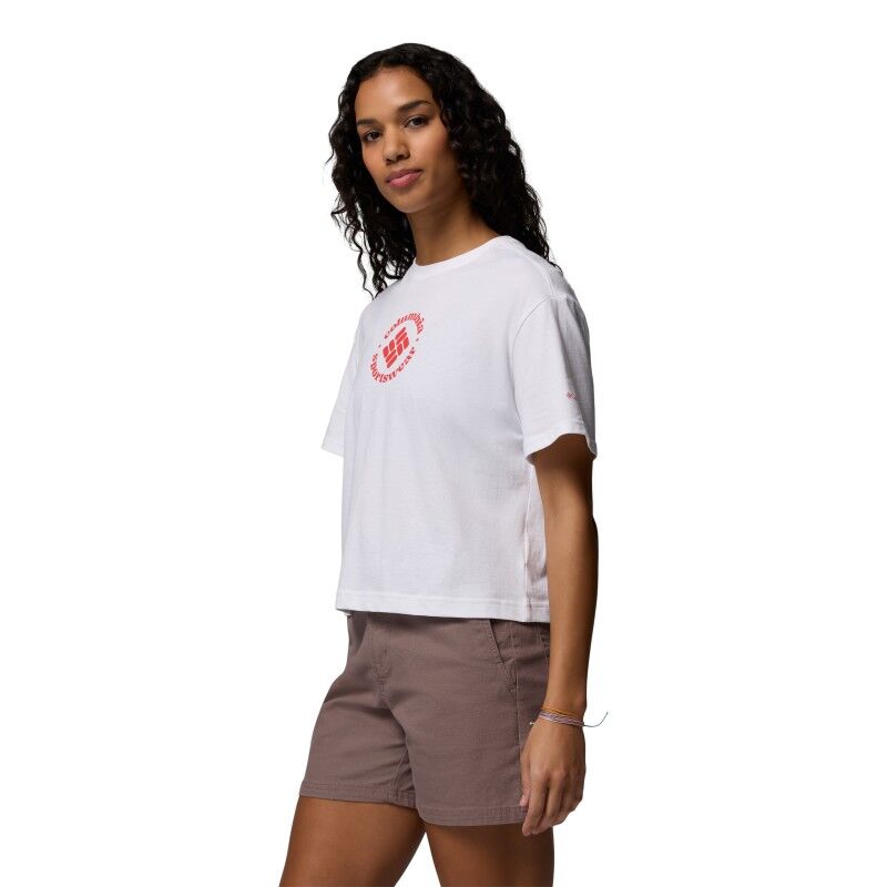 Columbia Rolling Bend Graphic Relaxed Crop SS Tee - T-shirt - Women's | Hardloop