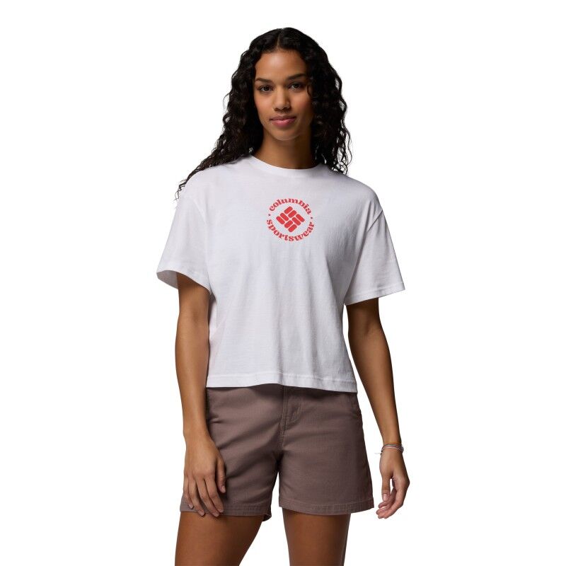 Rolling Bend Graphic Relaxed Crop SS Tee - Dámské triko
