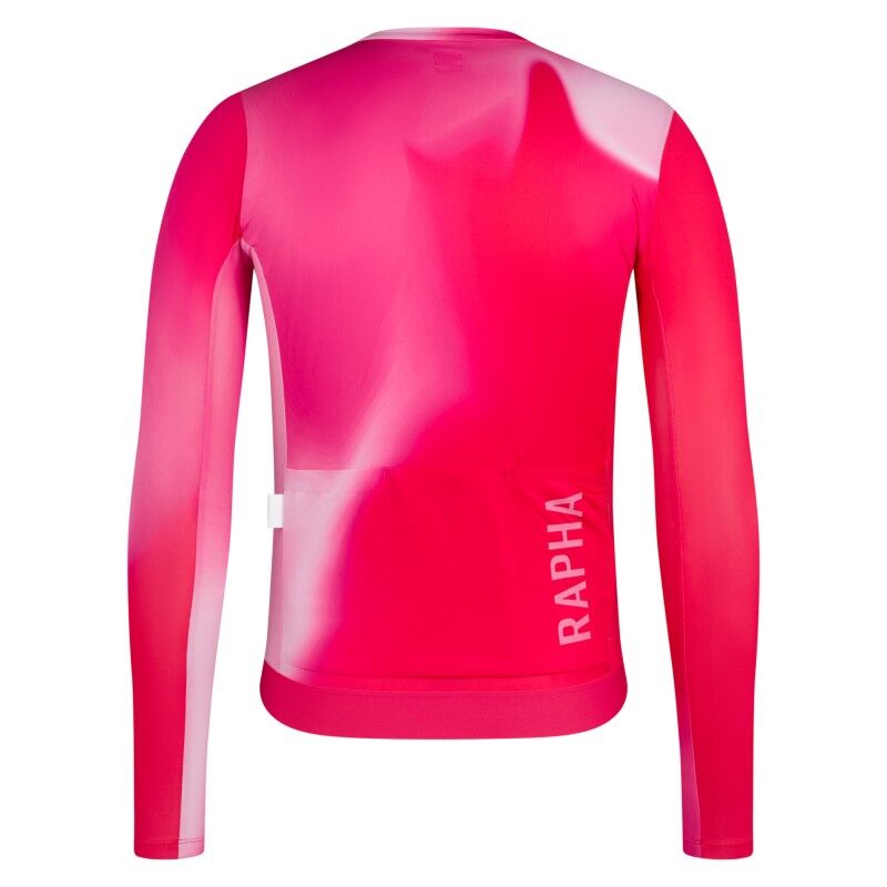Rapha Men's Pro Team Long Sleeve Lightweight Jersey III - Cykeljersey - Herrer | Hardloop