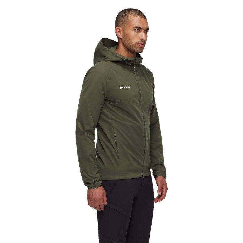 Mammut Granite SO Hooded Jacket - Softshelljack - Heren | Hardloop